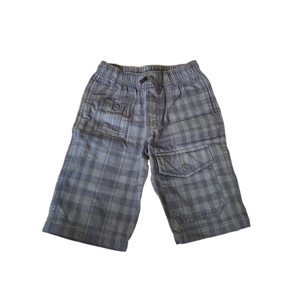 Tea Collection Plaid Cargo Pocket Shorts Size 7 - Picture 1 of 4
